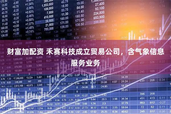 财富加配资 禾赛科技成立贸易公司，含气象信息服务业务